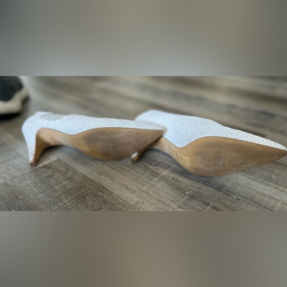 Free People White Sparkle Florence Heel - Picture 4 of 8